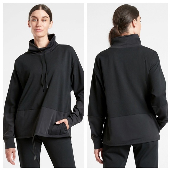 Athleta Tops - Athleta Hermosa Mock Neck Sweatshirt Size Small